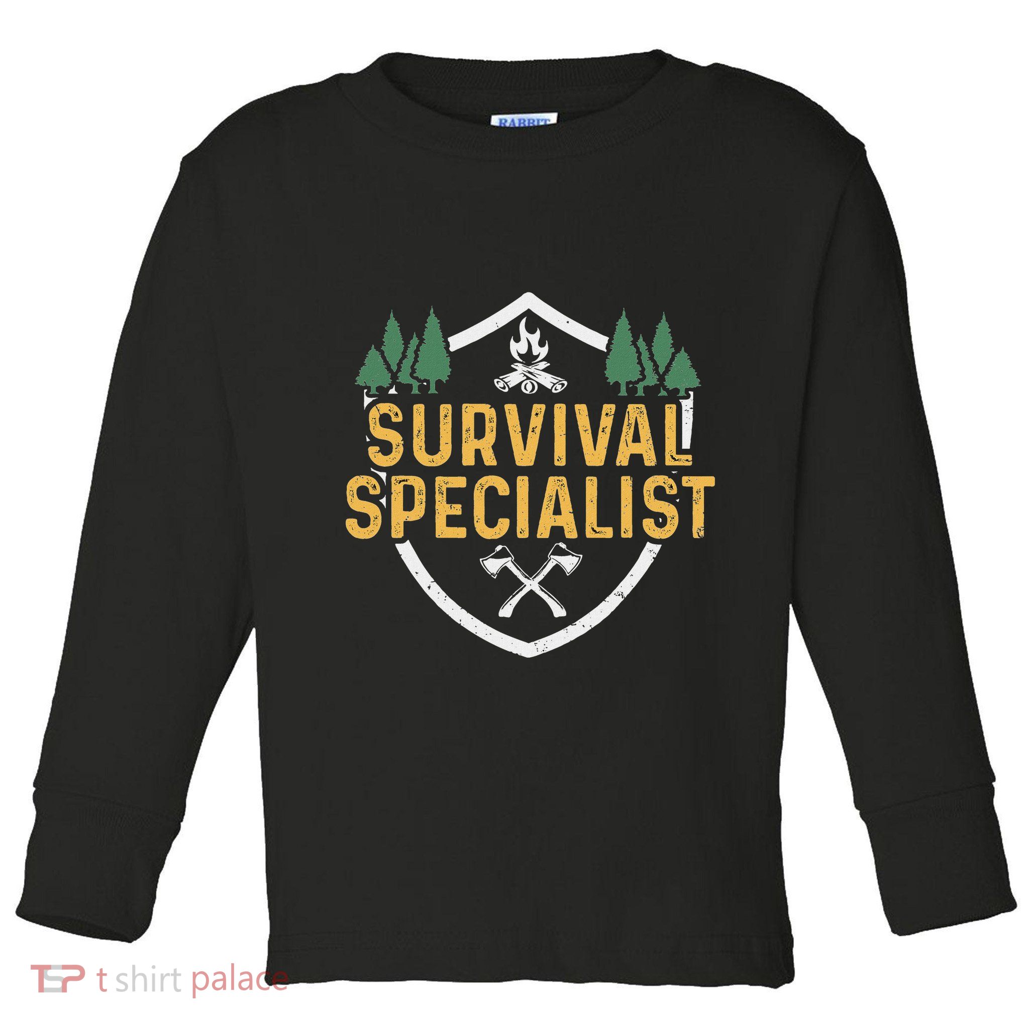 Survival Specialist Outdoor Bushcraft Survival Toddler Long Sleeve Shirt