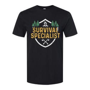 Survival Specialist Outdoor Bushcraft Survival Softstyle CVC T-Shirt