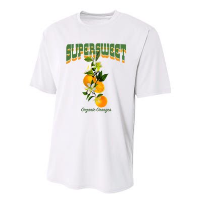 Super Sweet Organic Oranges Performance Sprint T-Shirt