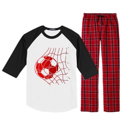 Soccer Raglan Sleeve Pajama Set