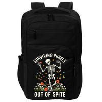 Skeleton Surviving Out Of Spite Alive Out Of Spite Impact Tech Backpack