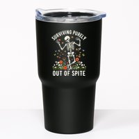 Skeleton Surviving Out Of Spite Alive Out Of Spite Tumbler