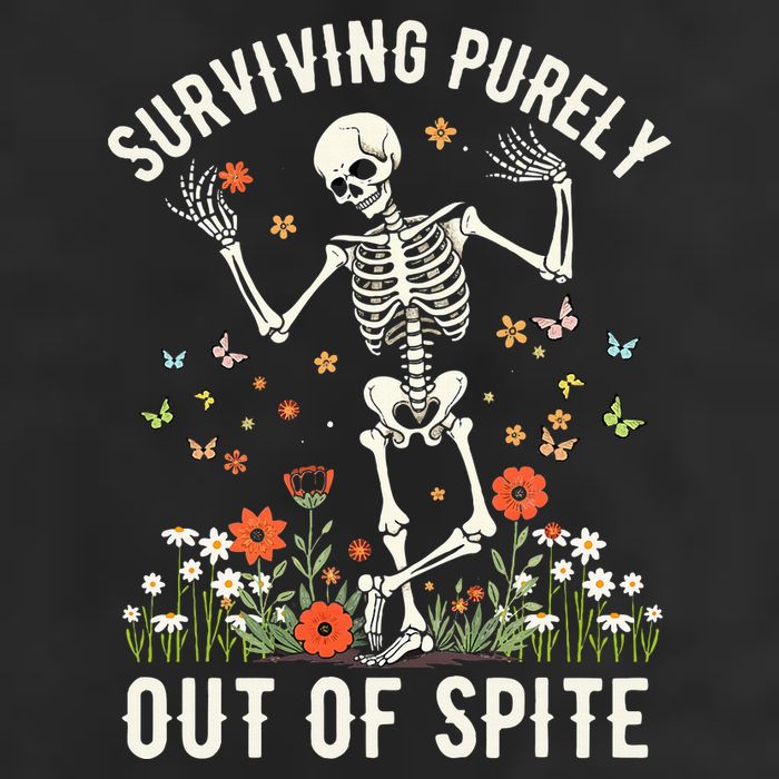 Skeleton Surviving Out Of Spite Alive Out Of Spite 25L Jumbo Tote