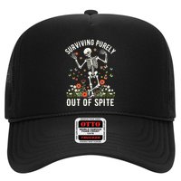 Skeleton Surviving Out Of Spite Alive Out Of Spite Hat