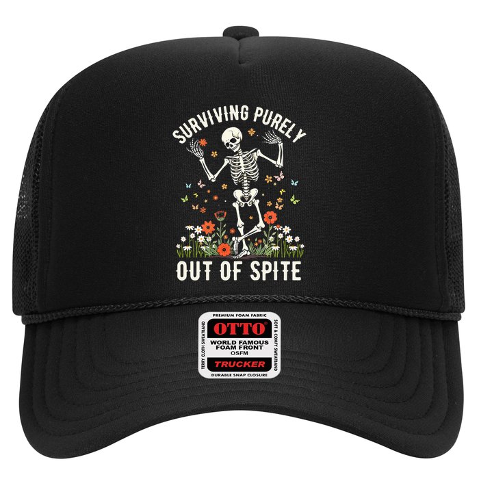 Skeleton Surviving Out Of Spite Alive Out Of Spite Hat