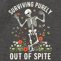 Skeleton Surviving Out Of Spite Alive Out Of Spite Vector Backpack