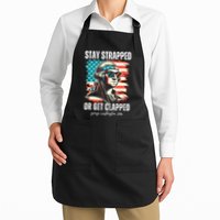 Stay Strapped Or Get Clapped George Washington 1776 Apron