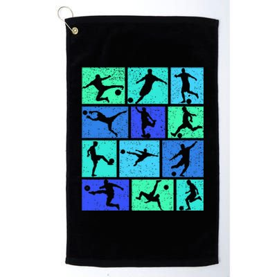 Soccer Platinum Collection Golf Towel