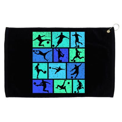 Soccer Grommeted Golf Towel