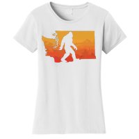 Squatchington State Of Washington Bigfoot Believer Graphic Women's T-Shirt