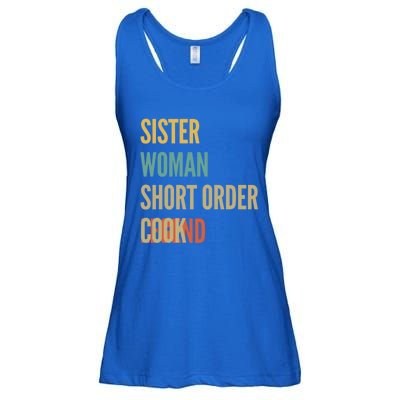 Sister Short Order Cook Legend Meaningful Gift Ladies Essential Flowy Tank