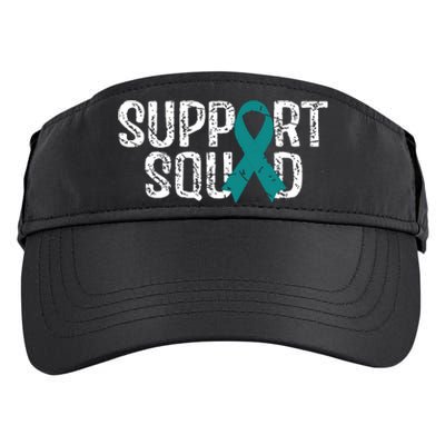 Support Squad Ovarian Cancer Awareness Adult Drive Performance Visor