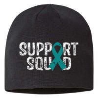 Support Squad Ovarian Cancer Awareness Sustainable Beanie