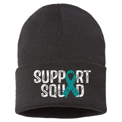 Support Squad Ovarian Cancer Awareness Sustainable Knit Beanie