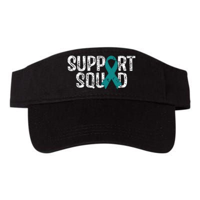 Support Squad Ovarian Cancer Awareness Valucap Bio-Washed Visor