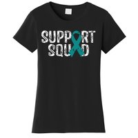 Support Squad Ovarian Cancer Awareness Women's T-Shirt