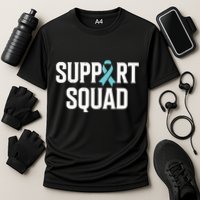 Support Squad Ovarian Cancer Raise Ovarian Cancer Awareness Cooling Performance Crew T-Shirt