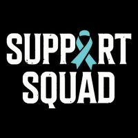 Support Squad Ovarian Cancer Raise Ovarian Cancer Awareness Cooling Performance Crew T-Shirt