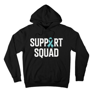 Support Squad Ovarian Cancer Raise Ovarian Cancer Awareness Hoodie