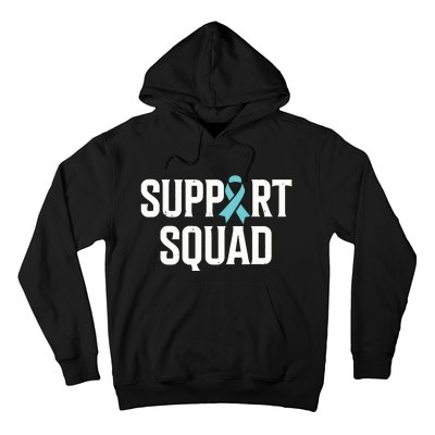 Support Squad Ovarian Cancer Raise Ovarian Cancer Awareness Hoodie