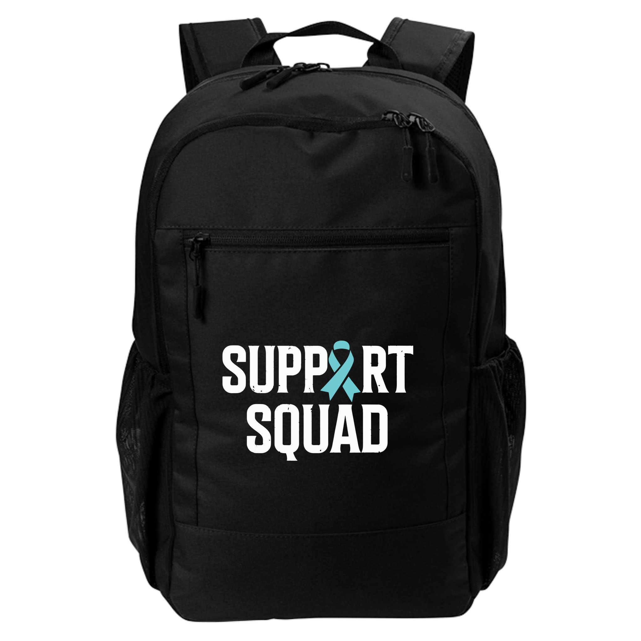 Support Squad Ovarian Cancer Raise Ovarian Cancer Awareness Backpack
