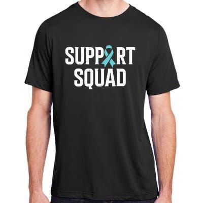 Support Squad Ovarian Cancer Raise Ovarian Cancer Awareness Adult ChromaSoft Performance T-Shirt