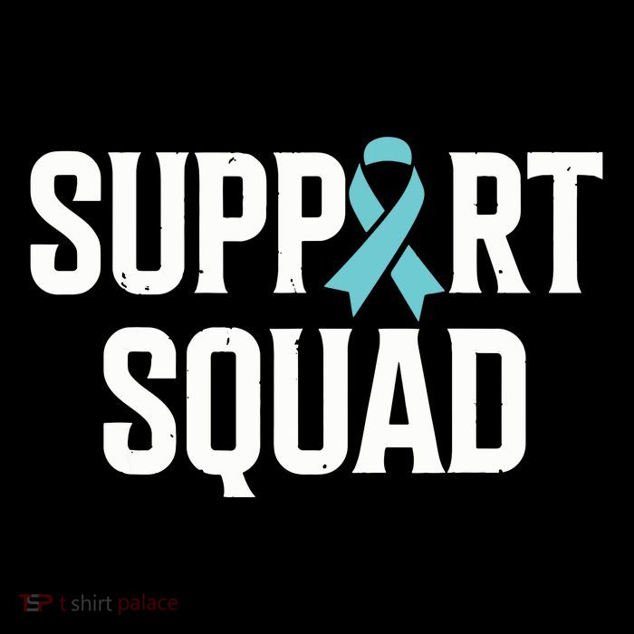 Support Squad Ovarian Cancer Raise Ovarian Cancer Awareness Premium T-Shirt
