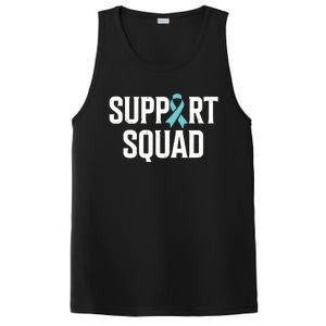 Support Squad Ovarian Cancer Raise Ovarian Cancer Awareness PosiCharge Competitor Tank