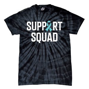 Support Squad Ovarian Cancer Raise Ovarian Cancer Awareness Tie-Dye T-Shirt