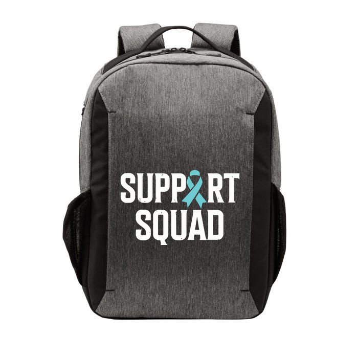 Support Squad Ovarian Cancer Raise Ovarian Cancer Awareness Vector Backpack