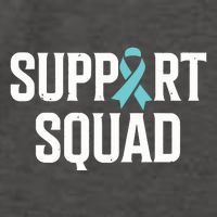 Support Squad Ovarian Cancer Raise Ovarian Cancer Awareness Vector Backpack