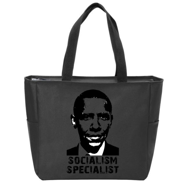 Socialism Specialist Obama Zip Tote Bag