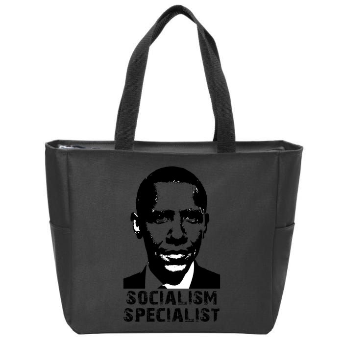 Socialism Specialist Obama Zip Tote Bag
