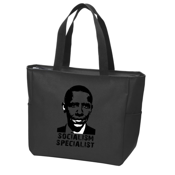 Socialism Specialist Obama Zip Tote Bag