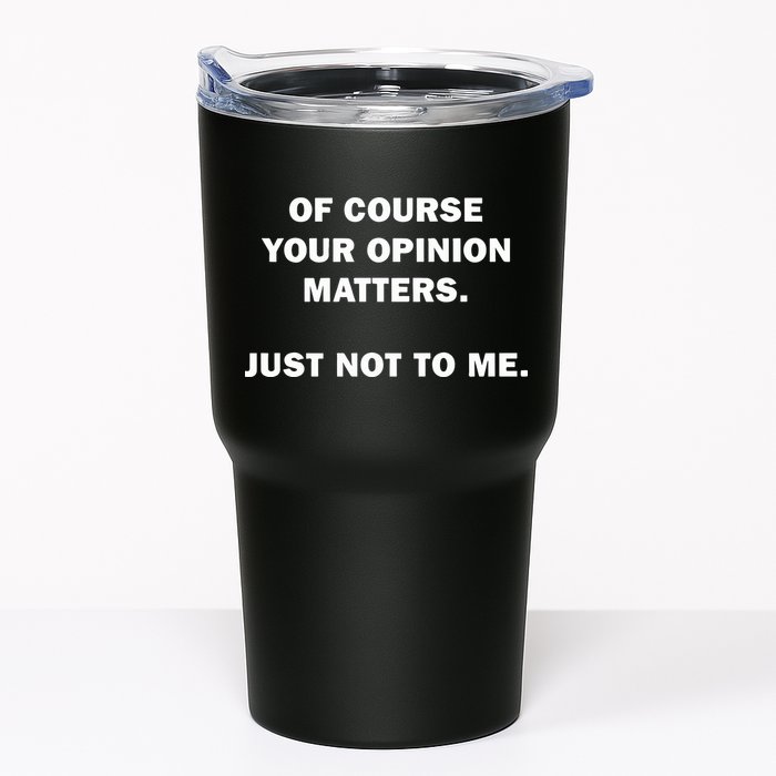 Shannon Sharpe Of Course Your Opinion Matters Just Not To Me Tumbler