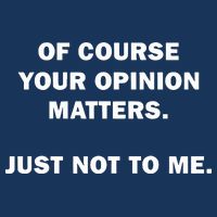 Shannon Sharpe Of Course Your Opinion Matters Just Not To Me Infant Baby Jersey Bodysuit