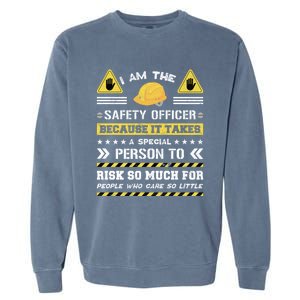 Security Security Officer Project Safety Ager Gift Garment-Dyed Sweatshirt