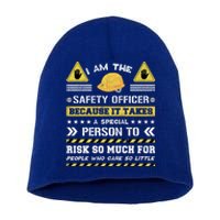 Security Security Officer Project Safety Ager Gift Short Acrylic Beanie