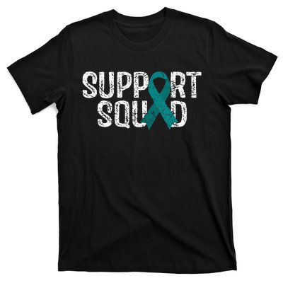 Support Squad Ovarian Cancer Awareness T-Shirt