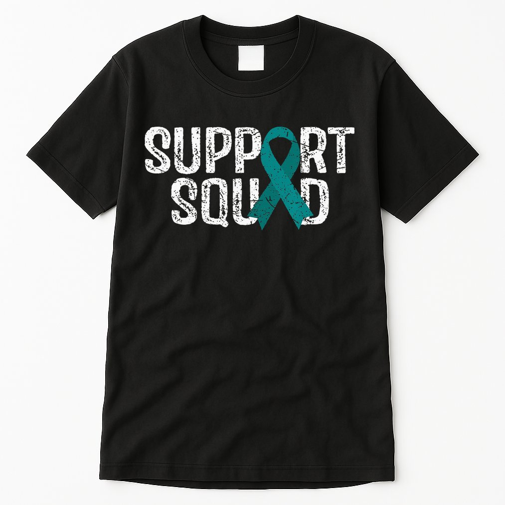 Support Squad Ovarian Cancer Awareness Tall T-Shirt