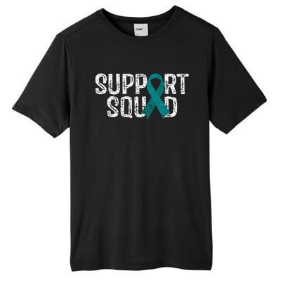 Support Squad Ovarian Cancer Awareness Tall Fusion ChromaSoft Performance T-Shirt