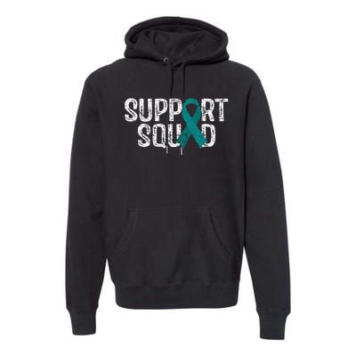 Support Squad Ovarian Cancer Awareness Premium Hoodie