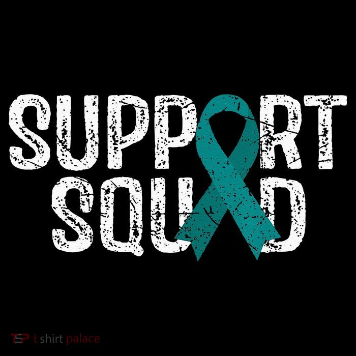 Support Squad Ovarian Cancer Awareness 16 in Basic Backpack