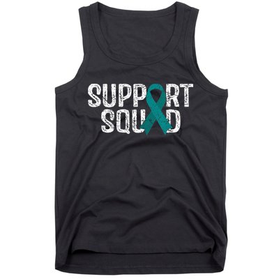 Support Squad Ovarian Cancer Awareness Tank Top