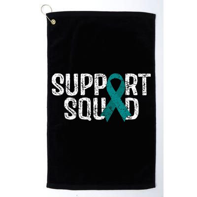 Support Squad Ovarian Cancer Awareness Golf Towel