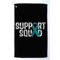 Support Squad Ovarian Cancer Awareness Golf Towel