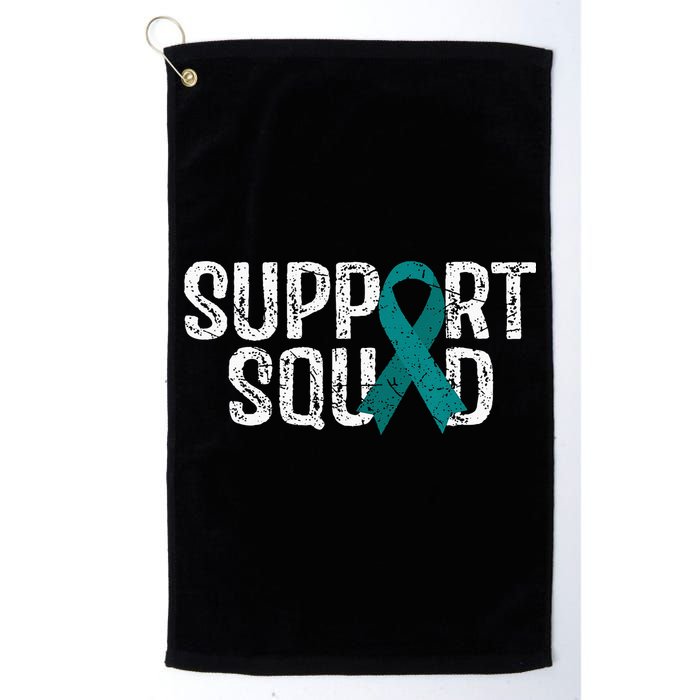 Support Squad Ovarian Cancer Awareness Golf Towel
