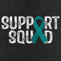 Support Squad Ovarian Cancer Awareness Golf Towel