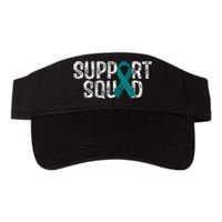 Support Squad Ovarian Cancer Awareness Valucap Bio-Washed Visor