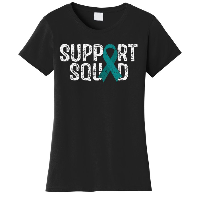 Support Squad Ovarian Cancer Awareness Women's T-Shirt